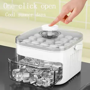 New Ice Cube Mold Food Grade Press Ice Tray Home Refrigerator DIY Ice Block Maker, Convenient Ice Molding Solution for Daily Use