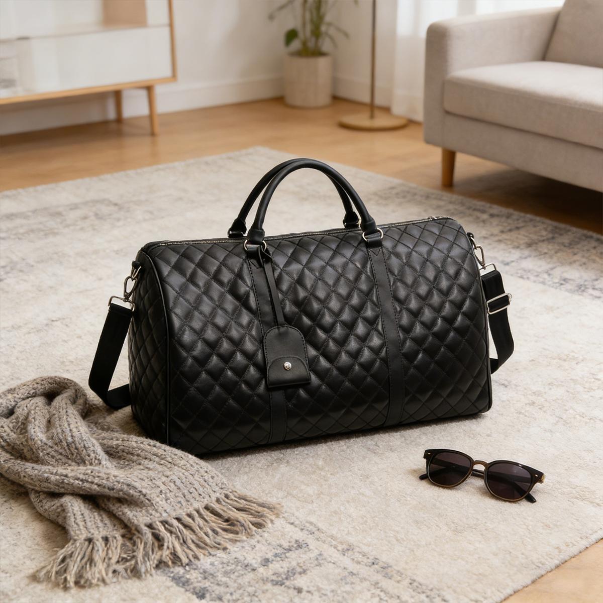 Large-capacity Travel Bag, Practical and Wear-resistant Tote, Suitable for Tourism, Fitness, and Work Trips Waterproof Waxed Canvas Duffle