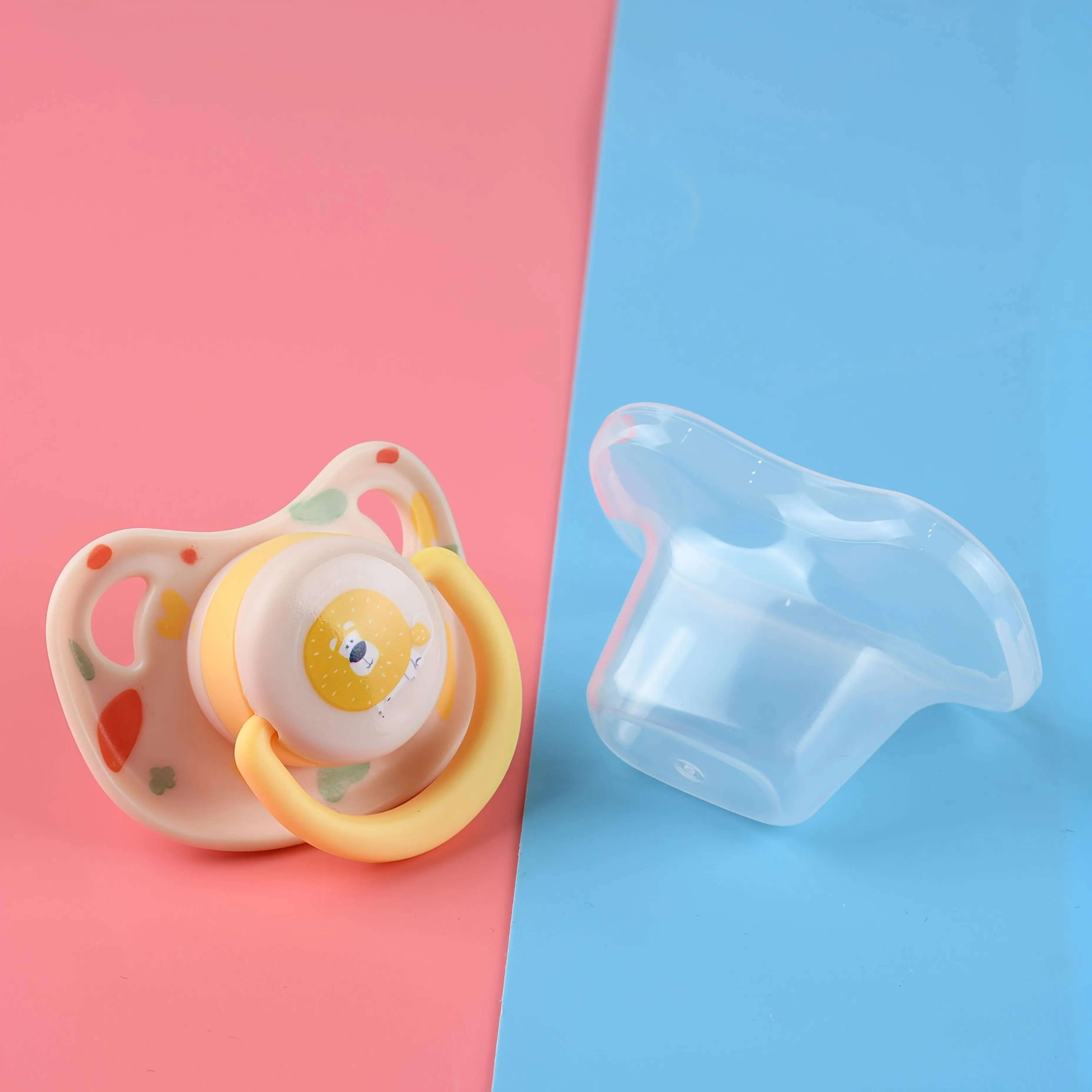 1pc Pet Pacifier Chew Toy with Cover for Small Breeds - Animal Print Durable Chew Toy for Cat,Dogs & Puppies, Pet Play Accessory