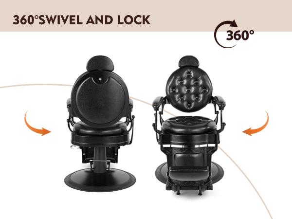 Heavy Duty Barber Chairs Vintage Salon Chair Retro Barber Chair for Salon Shop