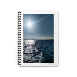 Incredible Deep Blue Adriatic Sea by Zadar | Signature Series Spiral Notebook - Ruled Line