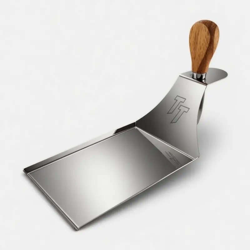 Smoked Cheese Platter - Stainless Steel Tray for Cream Cheese Brie with Serving Knife for Smoker, Grill, or Oven
