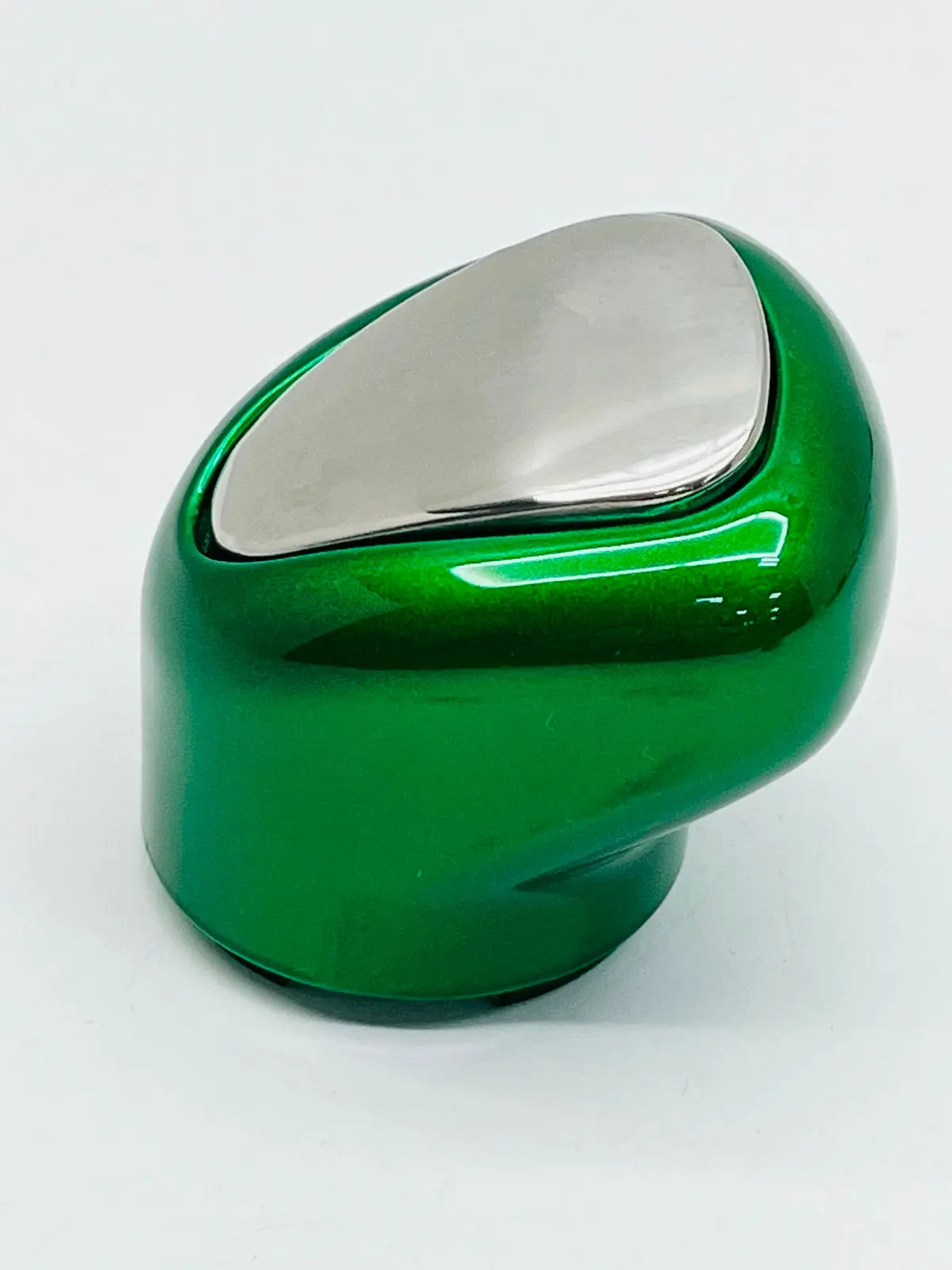 13/15/18 Speed Gearshift Knob - Emerald Green with Stainless Steel Knob Cover