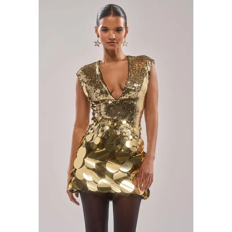 karen millen gold beaded dress - TikTok Shop