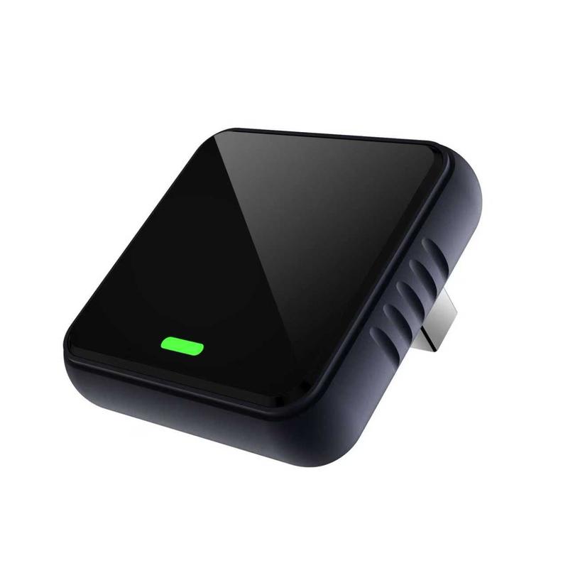 2026 Wireless CarPlay Adapter for iPhone & Android Fast Connection Zero Latency Hands-Free Calling & Charging Compact Orange Design