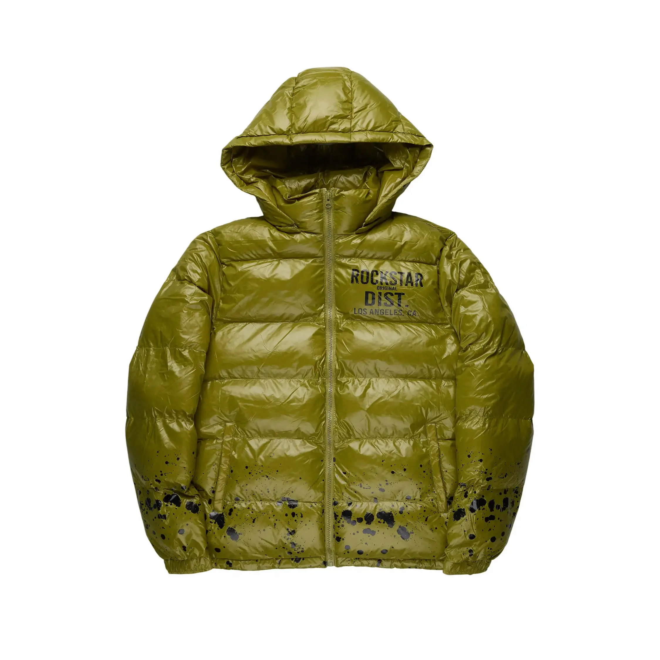 Raffer Olive Heavy Puffer Jacket Raffer Olive Heavy Puffer Jacket