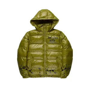 Raffer Olive Heavy Puffer Jacket Raffer Olive Heavy Puffer Jacket