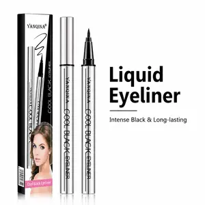[YANQINA] eyeliner pen, waterproof and anti smudge liquid eyeliner pen, lasting for 24 hours, ultra-fine tip eyeliner pen entry