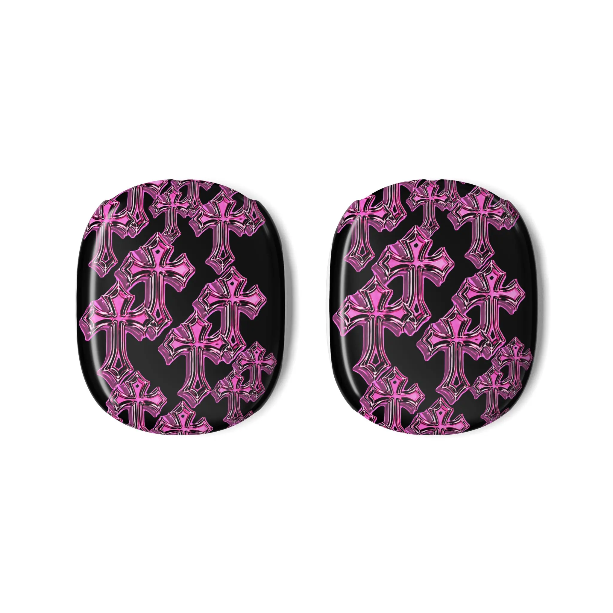 Pink Cross Cyber Goth Airpods Max Cases Collection Decorative Headphone Cover