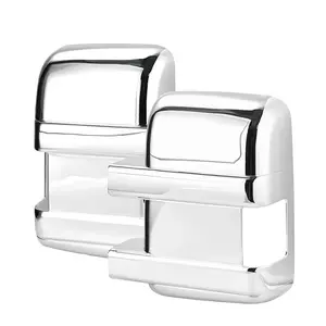 1 Pair ABS Side Door Full Mirror Covers for Ford F250 F350 F450 Super-Duty 2008-2016