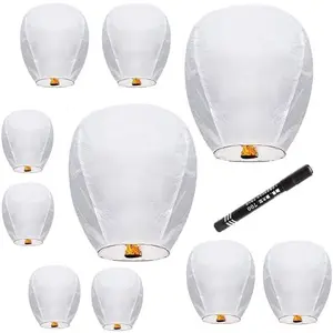30 Pcs White Paper Lanterns Assembling and These Paper Lanterns for Beach Ball Sports Parties is Hassle - Free.Equipped with a C - Shaped Clip, Enabling Qu
