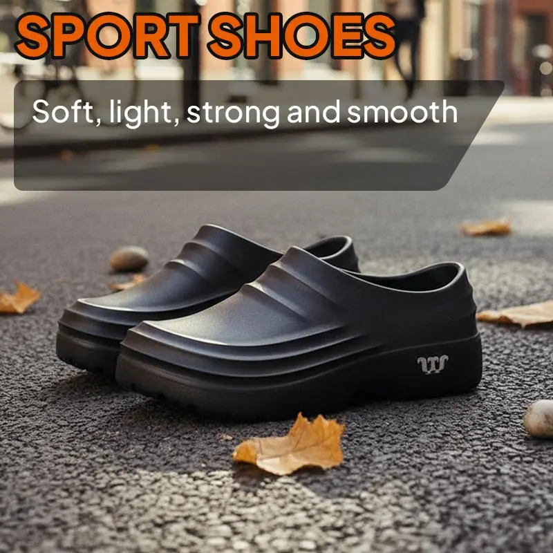 Foamfam Ultra-Light Water-Resistant Slip-On Clogs for Indoor & Daily Outdoor Activities. Wipeable Upper with Plush Cushioned Insoles, Ideal Footwear for Gardening, Commercial Kitchen Shifts & Medical Staff. Premium Comfort Walking Shoes for Nurses