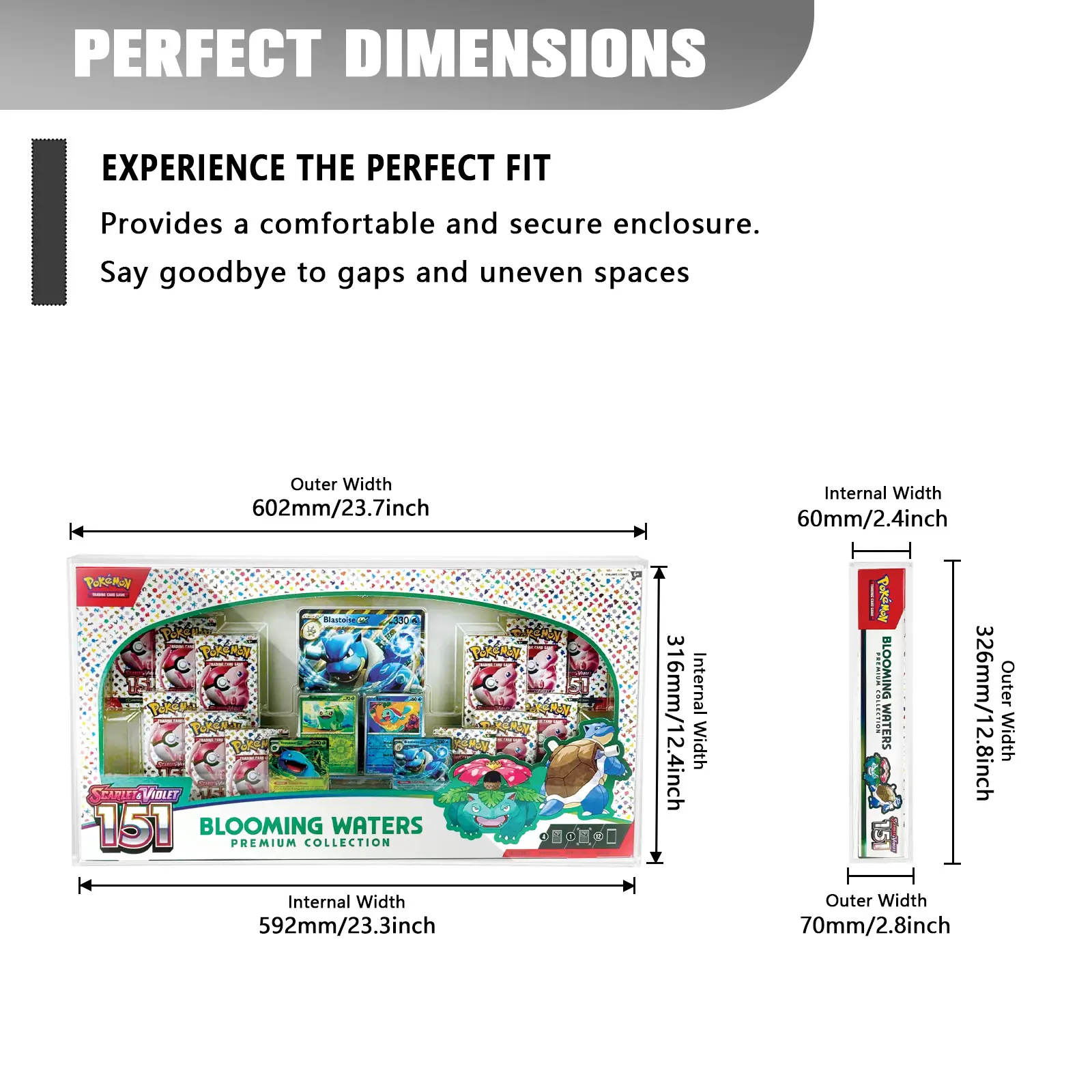 internal dimension 23.3*2.4*12.4inch