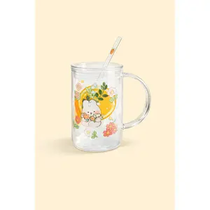 Sweet Blossom Bunny Glass