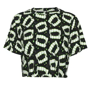 Neon Fangz Crop Top