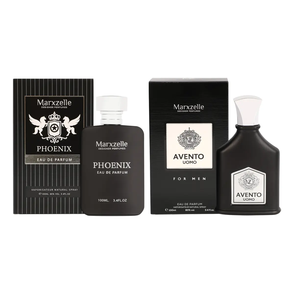 Bundle of Marxzelle Phoenix and Avento Uomo Eau de Parfum 100ml Perfume for Men
