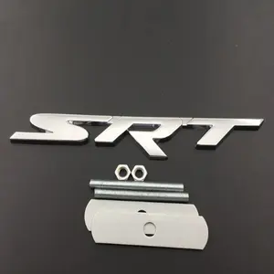 3D Metal Grille Badge Emblem for Hellcat Challenger & Jeep Grand Cherokee, High Quality Durable Replacement, Easy Installation, Car Decals