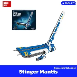 BrickLORE Ultimate Scale Stinger Mantis Spaceship Brick Model Set - 3006-Piece Building Block Set, Gift Box Included, Free Shipping