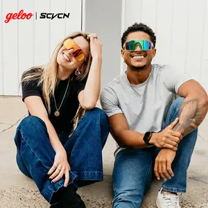 Geloo Frost Collection Sunglasses for Men Women - 34g Ultra Lightweight TR90 Frame PC Lenses, Cat.3 UV400 Protection Z87+ , Polarized Style Casual Sun Glasses Perfect for Daily Wear Beach Vacation Outdoor Fishing Hiking, Classic Retro Designer Shades