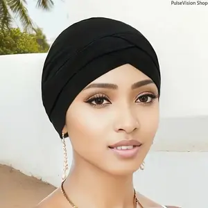 Lightweight Comfortable Turbans, Chic No-Brim Cap for Outdoor Sports & Casual Wear