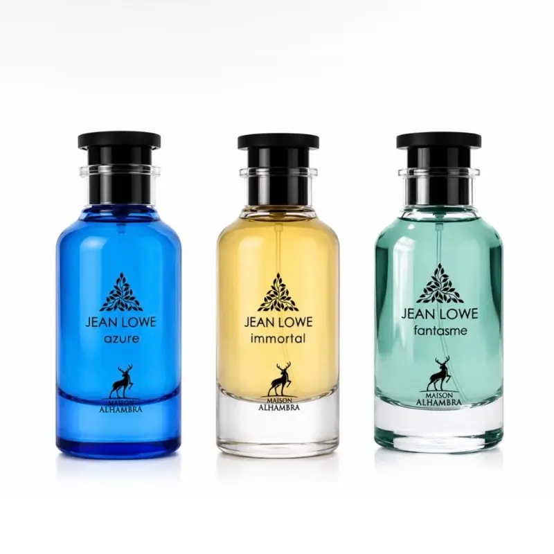 Maison Alhambra Jean Lowe trio bundle | Azure + Immortal + Fantasme | 100ml (3.4 fl.oz)