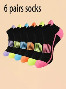 Breathable Comfort Striped Socks for Men & Women, Ideal for Daily Wear, Soft Fabric Design, Perfect Fit for All Seasons