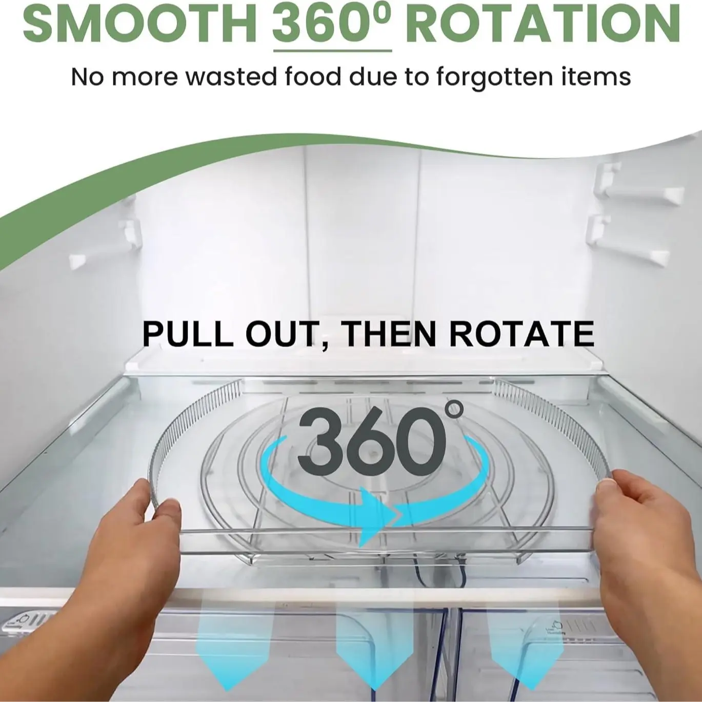 360° Rotating Lazy Susan Organizer – Fridge & Pantry Must-Have Nostalgiq Home