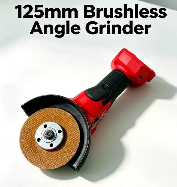 Milwaukee 125mm Brushless Angle Grinder For Construction Renovation, Stone Trimming, Steel Grinding And Wall Surface Treatment, Portable Handheld Grinder Built With Lock Switch, High Heat Resistance And Ergonomic Non-Slip Grip Design kit
