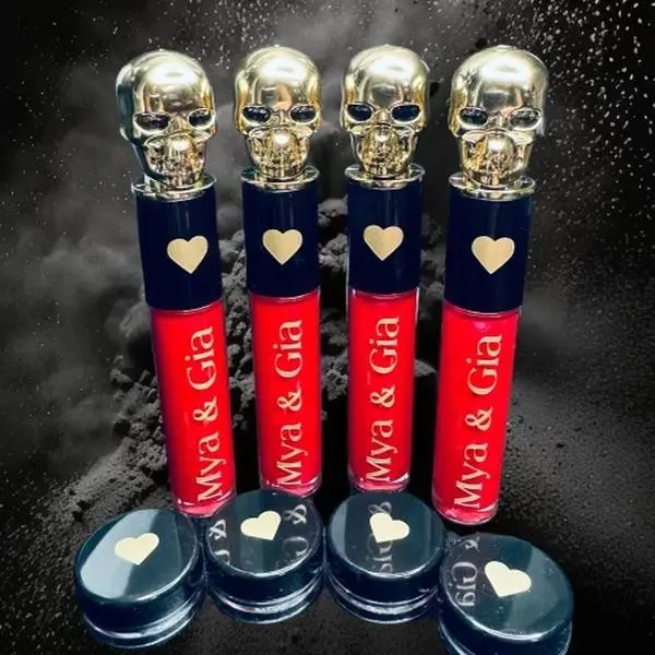 SkullRed Lipgloss + Lip Scrub