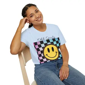 Ohh Goofy Face Azz Tshirt, Funny Smiley Dace Tshirt, Trendy Face Tee, Funny Tee for Women, Funny Tee for Men, Sarcastic Funny TShirt Gift Soft Unisex Top Womenswear Cotton