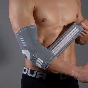 Elbow Brace for Tendonitis & Tennis Elbow Pain Relief – Adjustable Compression Elbow Support Sleeve with Strap for Men & Women – Weightlifting, Basketball, Golf