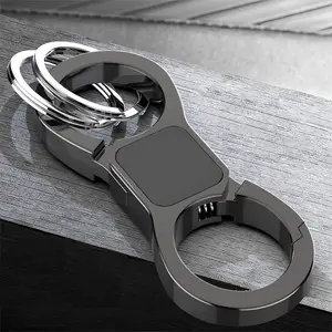 Creative Unique Waist Clip Keychain Zinc Alloy Keyring, Stylish Belt Attachment for Keys, Durable and Lightweight Design, Perfect Gift Idea