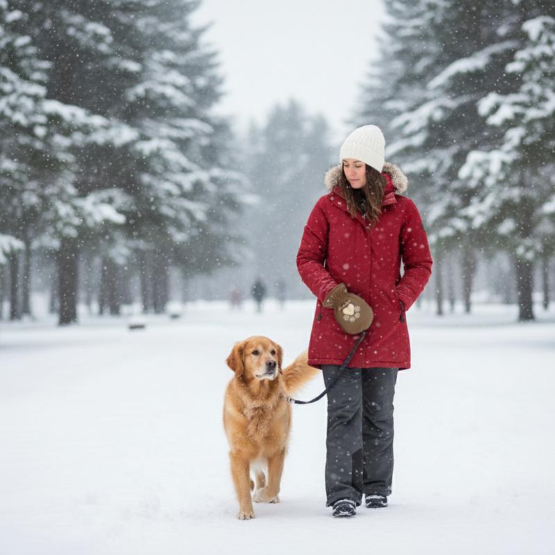 【WarmLeash️️️】 Dog Leash with Thermal Mitten for Cold Weather Dog Walking, Winter Dog Leash with Built-in Handle, Winter Dog Walking Essentials, 6 FT, 1/2 inch 【WarmLeash️️️】 Dog Leash with Thermal Mitten for Cold Weather Dog Walking, Winter Dog Leash with Built-in Handle, Winter Dog Walking Essentials, 6 FT, 1/2 inch