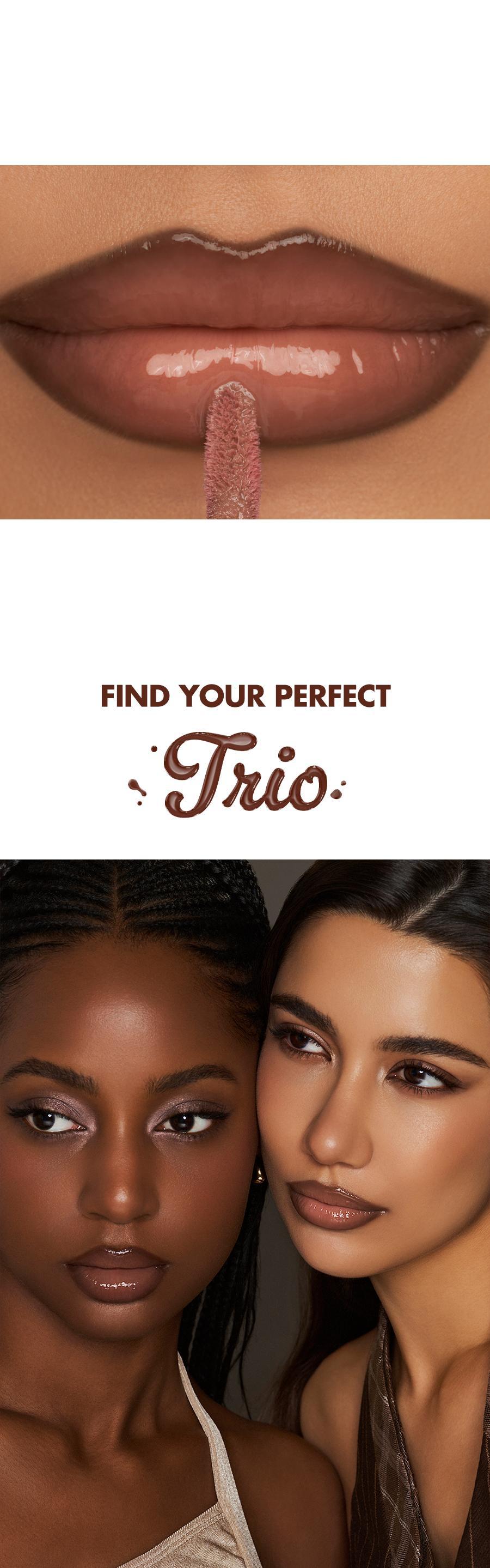 Volume Hack Trio Sweet Fig Set |  Lip Combo for Plump, Hydrated & Glossy Lips | 3-in-1 Kit (3 Shades, Lip Mate Pencil 0.5g, Melting Balm 3.5g, & Color Gloss 4g)