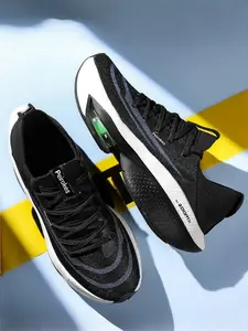 1 Pair Multi-color Sports Trendy Shoes (34-45 Couple Sizing) - Comfortable Fabric Upper + Elastic Air Cushion Outsole, For Daily Styling & Sports Outfits, Breathable & Comfortable, Trendy & Versatile