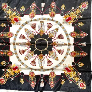 Lux Black and White Scarf