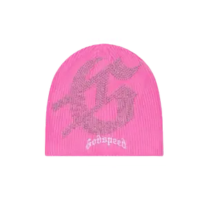 Godspeed Studded Beanie Pink