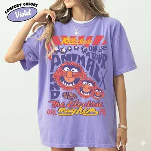 #RockNRoller Coaster Starring #Muppettt Animal T-Shirt, Hollywood Studios Vacation Tee, Family Theme Park Shirt, Trip Apparel, Travel Gift I2V9Z