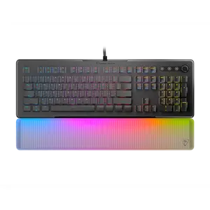 Turtle Beach Vulcan II Max – Optical-Mechanical PC Gaming Keyboard, Customizable RGB Illuminated Keys and Palm Rest