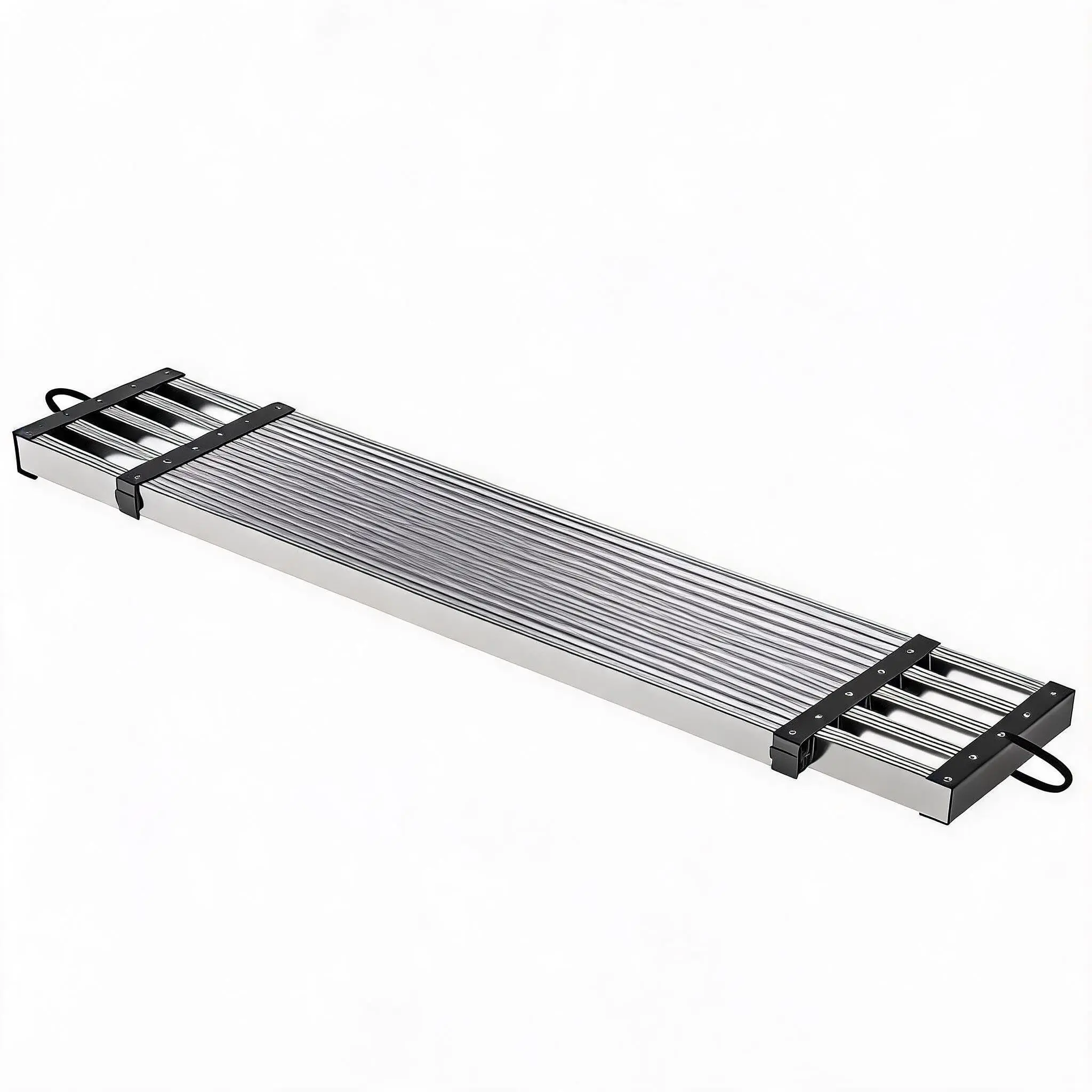 Garvee Adjustable Aluminum Telescoping Work Plank for Scaffolding with 440 Lb Load Capacity, Extends from 8 to 13 Feet, Durable Lightweight Platform Ideal for Construction and Maintenance Tasks