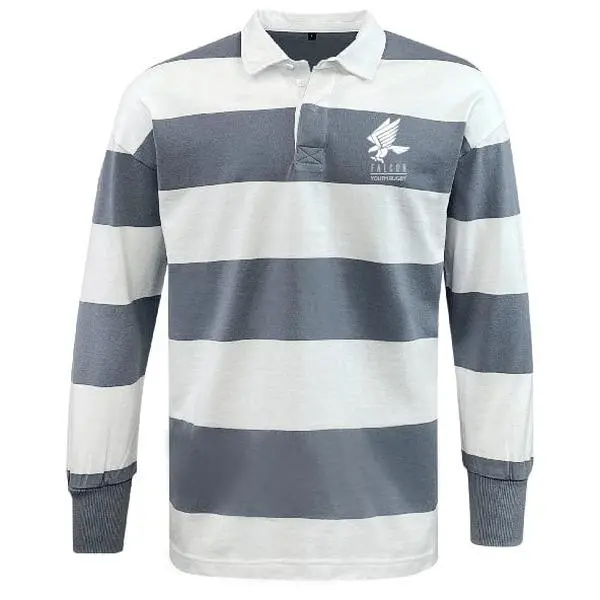 Falcon Youth Rugby Classic Long Sleeve Hooped Rugby Jersey