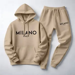 Men's New York Printed Hoodie and Drawstring Sweatpants Set, Menswear, Casual Athletic Long Sleeve Hooded Jacket & Trousers for Fall & Winter, Men's Clothing for Daily Wear, Sportswear Indoor Outdoor, Tracksuit, Athleisure Summer Clothes