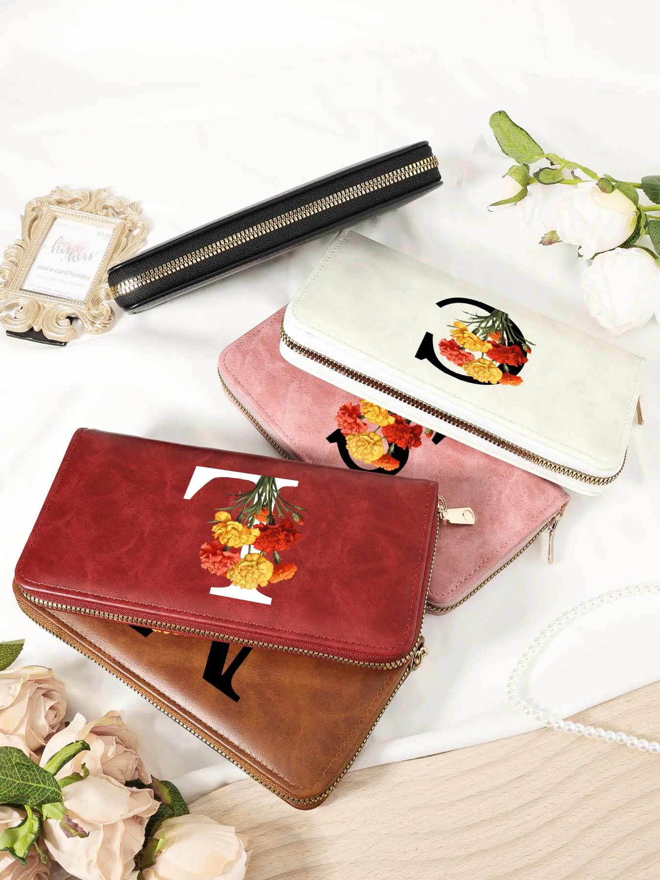 Women's Fashionable Letter Pattern Long Wallet, Stylish Wallet, Casual Multi-functional Wallet with Multiple Card Slots, Elegant Stacked Wallet for Outdoor, Travel, and Back to School Gift Giving