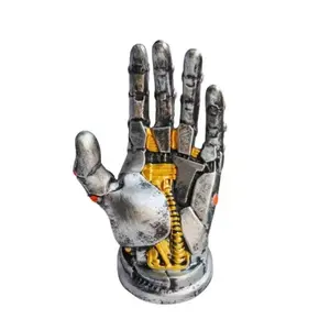 Creative Punk Hand Sculpture Stand, Gaming Controller Holder, Console Accessories, Ideal Gift for Game Enthusiasts, 1pc Soul Partner Statue Organizer, Aesthetic