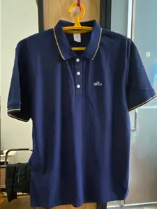 High-End Men's Golf Polo Shirt, Collared Breathable Polo, Business Casual Short Sleeve T-Shirt, Simple Fashion Polo for Daily Wear, Summer Gift