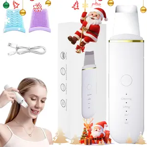 Rechargeable Ultrasonic Facial Cleanser, 4-In-1 USB Charging Face Scrubber, High-Frequency Vibration Massage, Women's Skincare Tool, Facial Cleansing Instrument