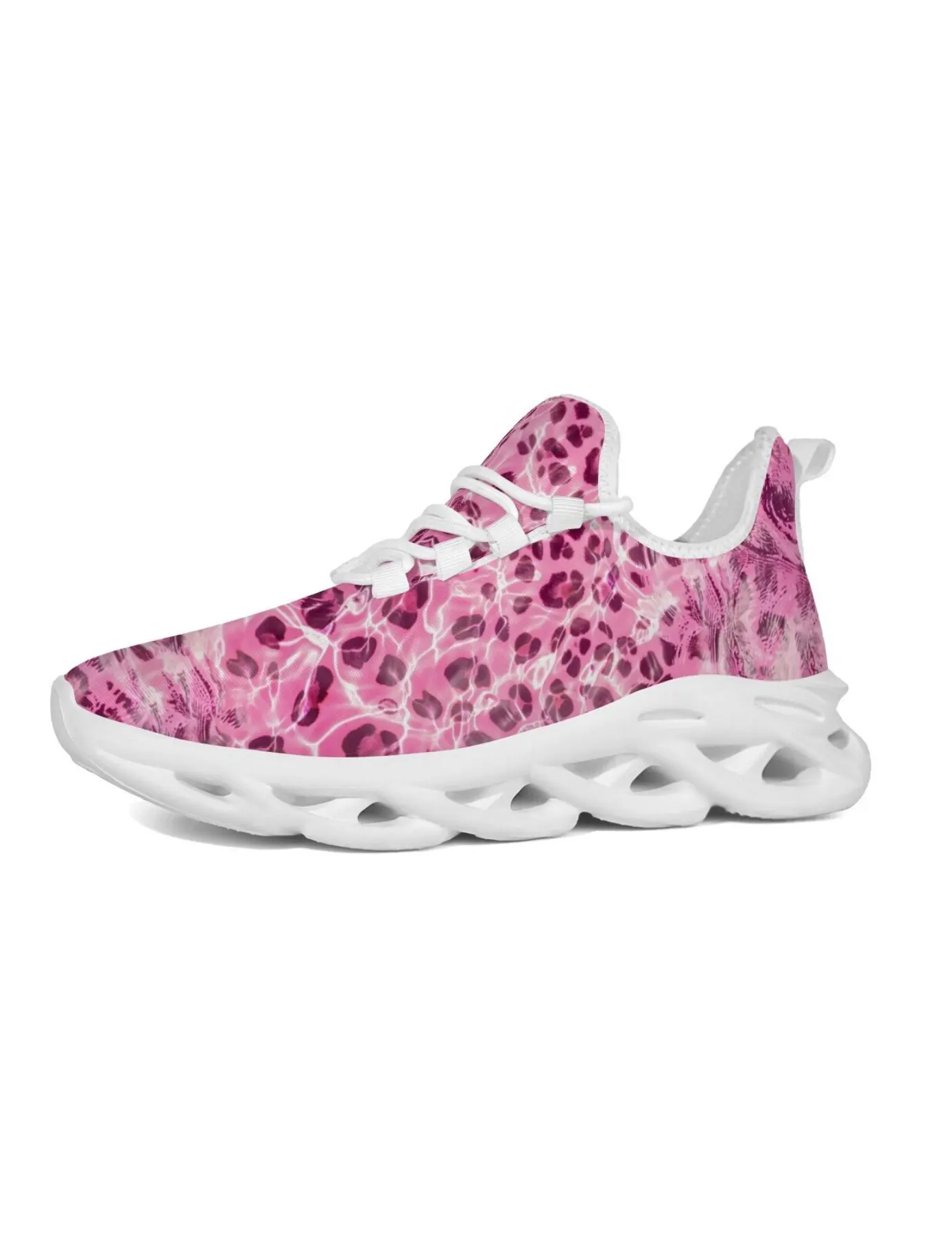 Women's Comfortable Casual Sports Shoes, Fashion Hiking Outdoor Running Sneakers, Cartoon Pattern Textile Low Top Round Toe