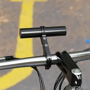Tube Bicycle Handlebar Extender Mount Mountain MTB Bike Cycling Headlight Bracket Lamp Flashlight Holder Accessories