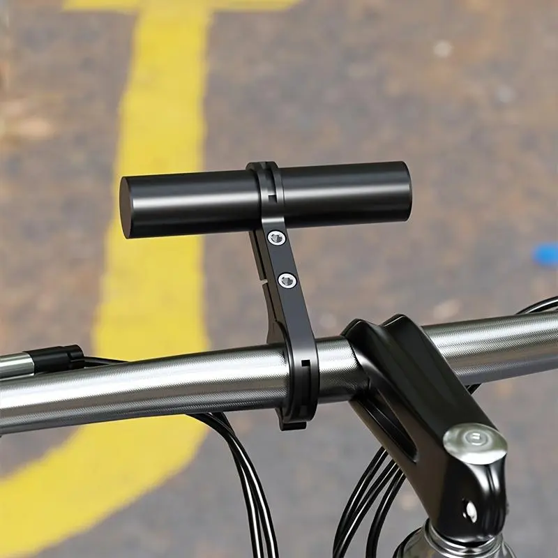 Tube Bicycle Handlebar Extender Mount Mountain MTB Bike Cycling Headlight Bracket Lamp Flashlight Holder Accessories