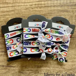 Neurodiversity Awareness Hair Ties